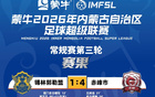 蒙超联赛常规赛第三轮比赛圆满落幕，赤峰市队以9分强势领跑积分榜，第四轮重磅对阵正式出炉，赛事激烈程度持续升级！